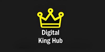 Digital king hub marketing agency logo